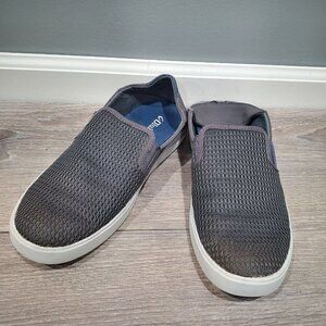 Olukai Lae'Ahi Pavement Grey Mesh Slip On Casual Loafer Sneakers Mens Size 8.5